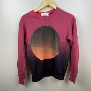 Corell Corell Sun and Moon Crewneck Sweatshirt Womens Size XS Sustainable Pink